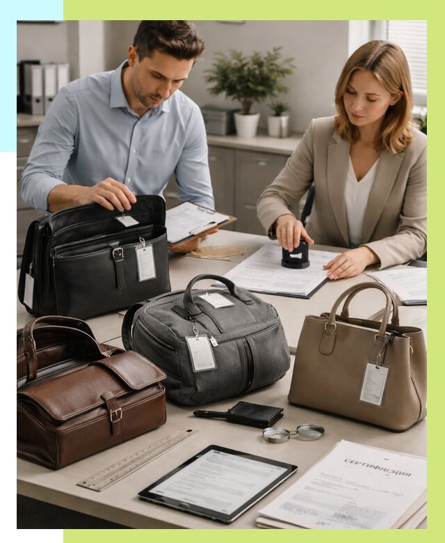 Сертификация сумок в Югорске от 7658 руб. | Алешин-Югр