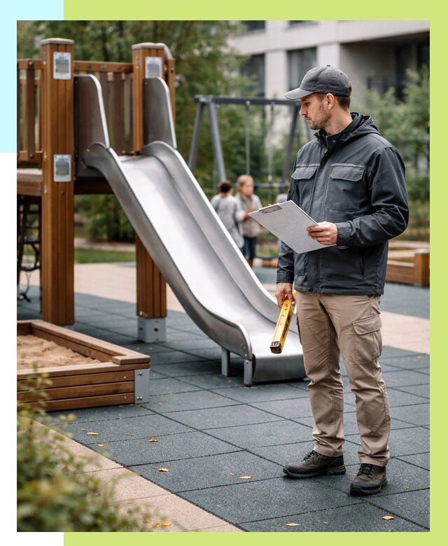 Сертификация детских площадок в Югорске от 25528 р. | Алешин-Югр