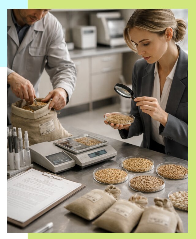 Сертификация зерна в Югорске по цене от 15317 р. | Алешин-Югр