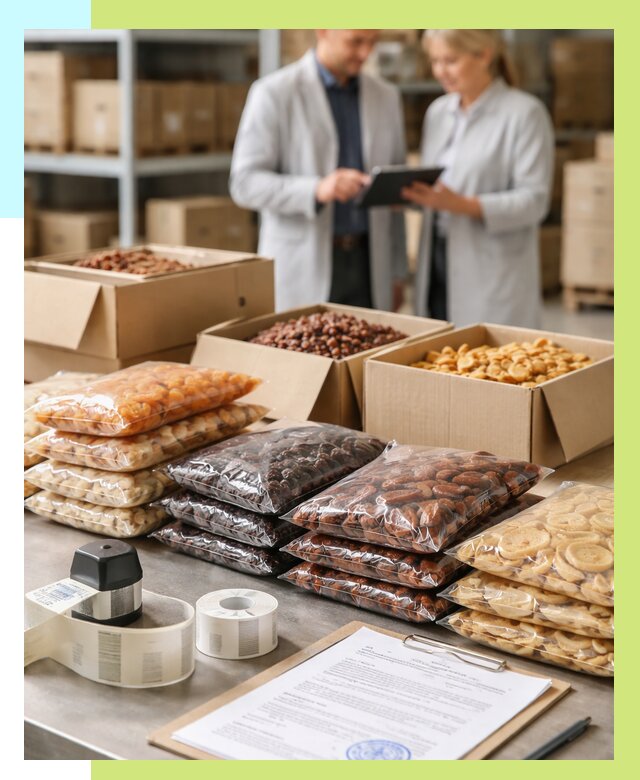 Сертификация сухофруктов в Югорске от 12253 р. | Алешин-Югр под ключ