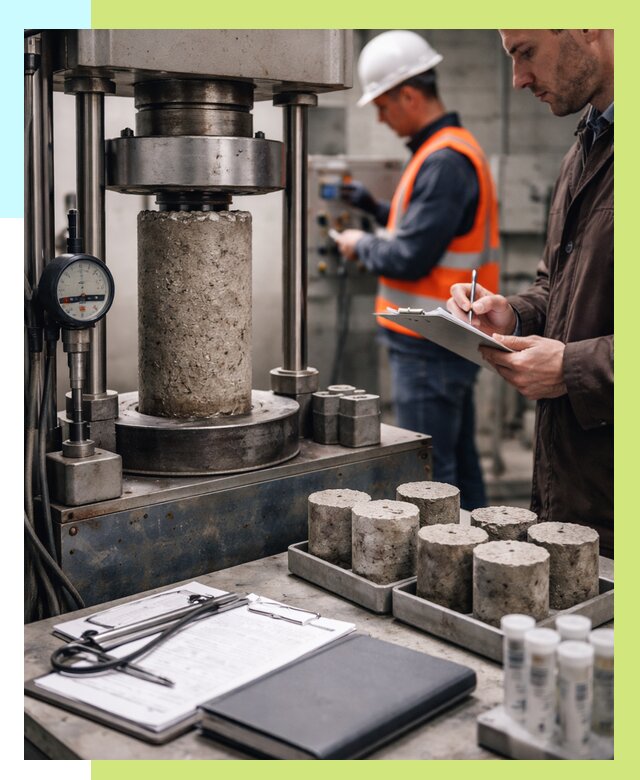 Сертификация бетона в Югорске от 30633 р. сертификат | Алешин-Югр