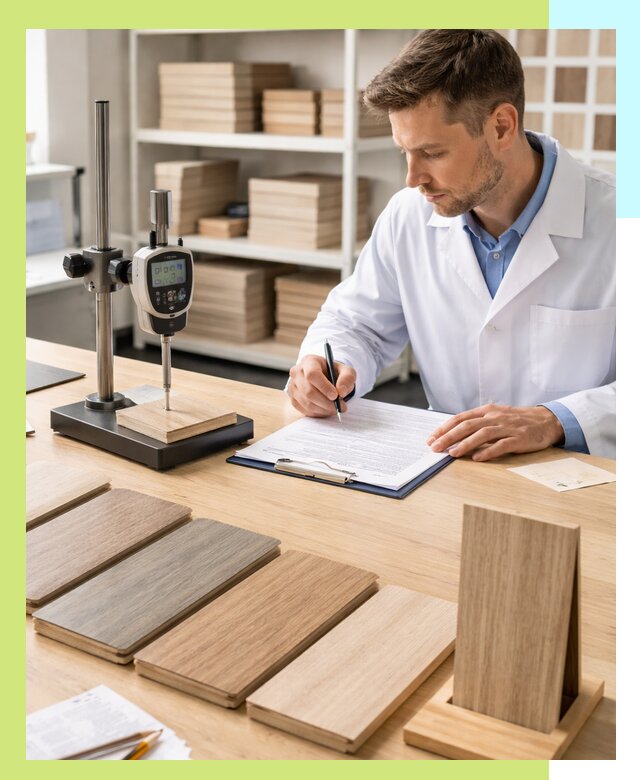 Сертификация ламината с испытаниями и оформлением документов в Югорске