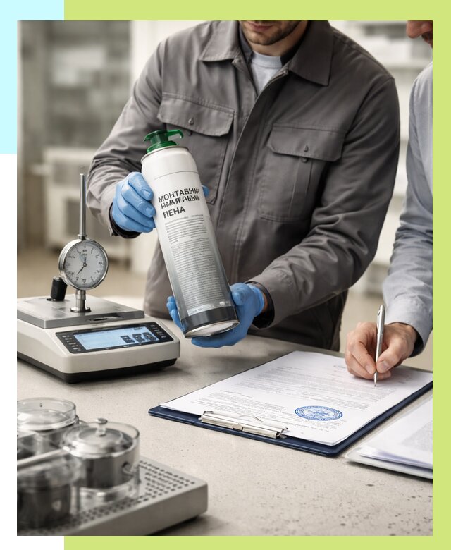 Сертификация монтажной пены в Югорске от 15317 р. | Алешин-Югр