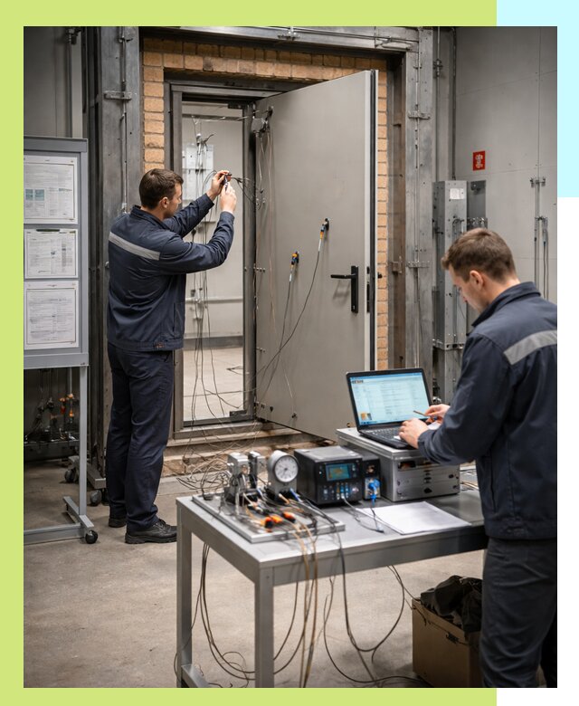 Сертификация противопожарных дверей в Югорске по ГОСТ и ТР