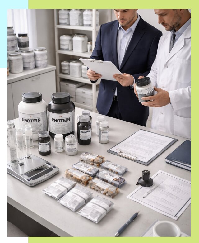 Сертификация спортивного питания в Югорске от 15317 р., Алешин-Югр