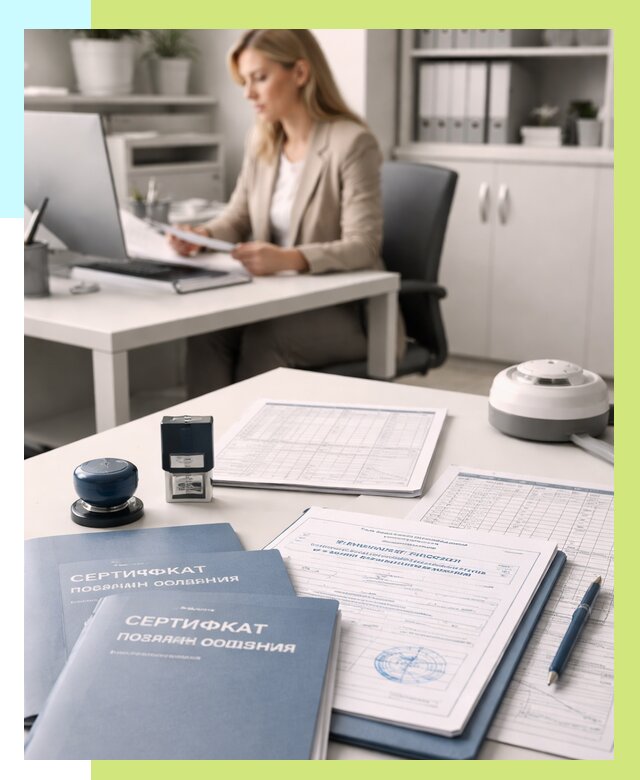 Сертификаты пожарной безопасности в Югорске от 15317 р. | Алешин-Югр