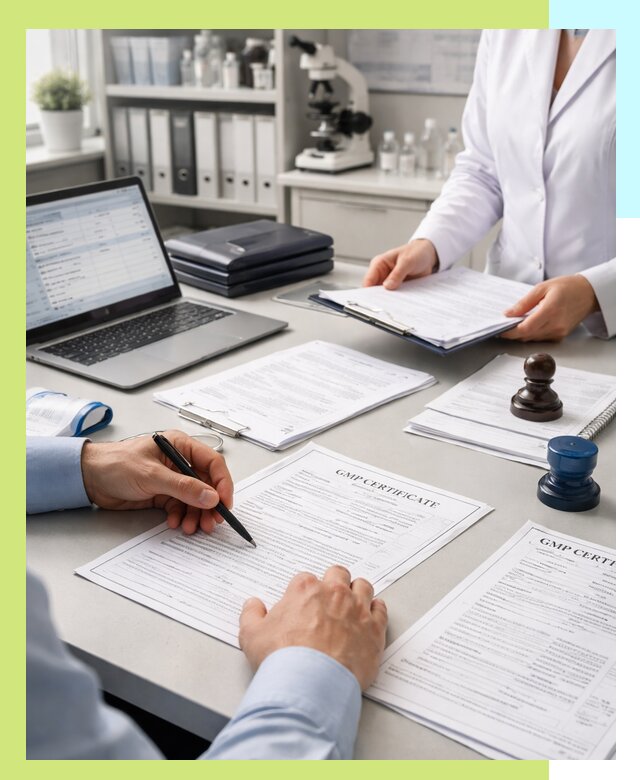 Оформление сертификата GMP в Югорске для фармпроизводства