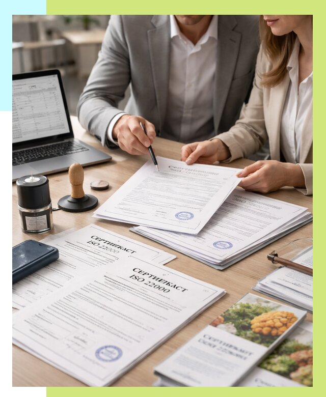 Сертификат ISO 22000 в Югорске от 40844 р. под ключ | Алешин-Югр